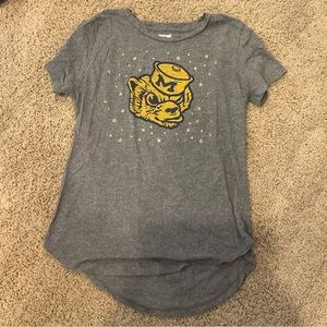 University of Michigan wolverine t shirt
